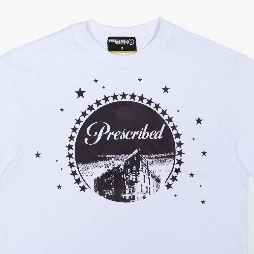 White Paramount Flip Tee