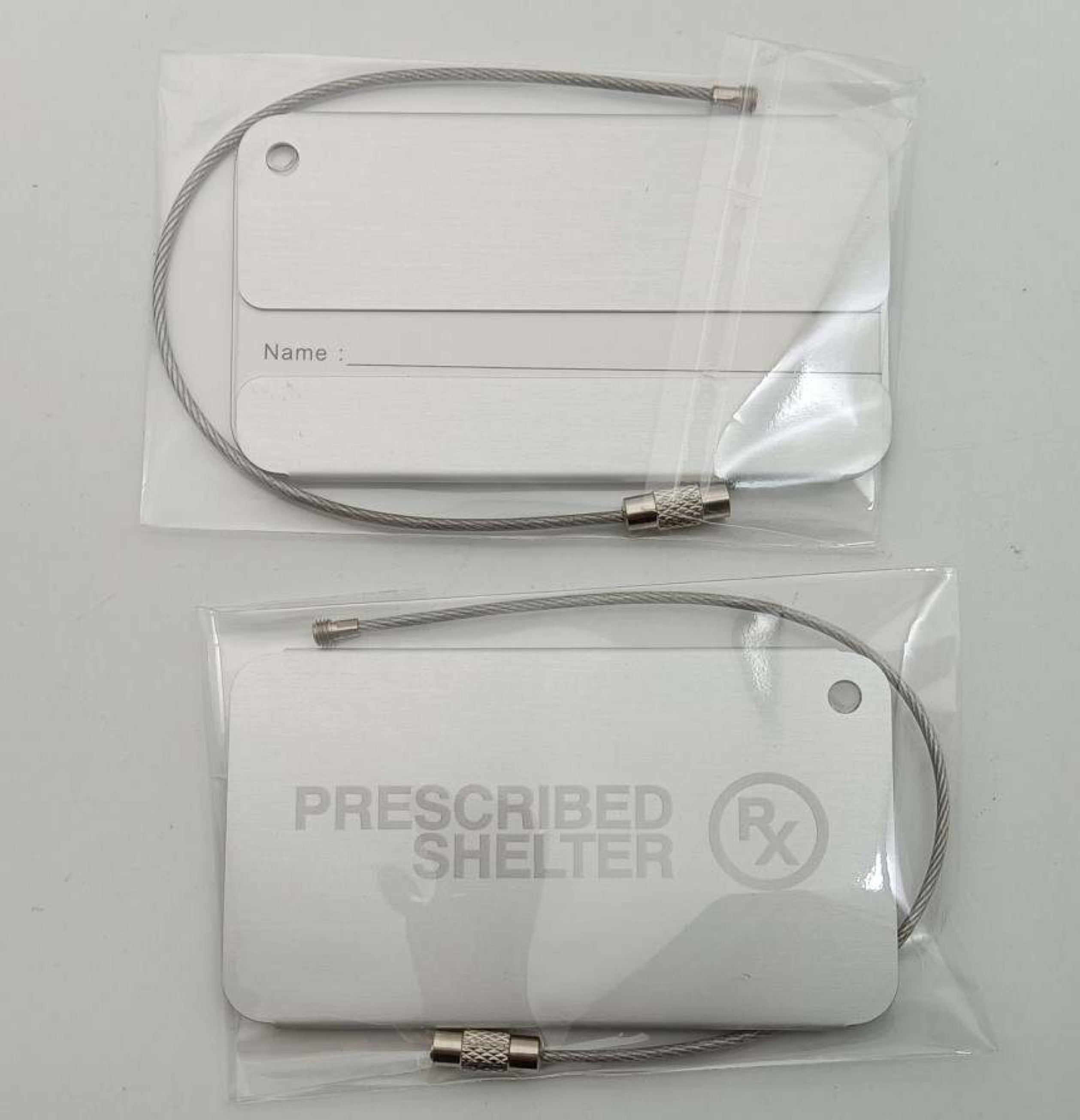 Prescribed Shelter® Luggage Tag