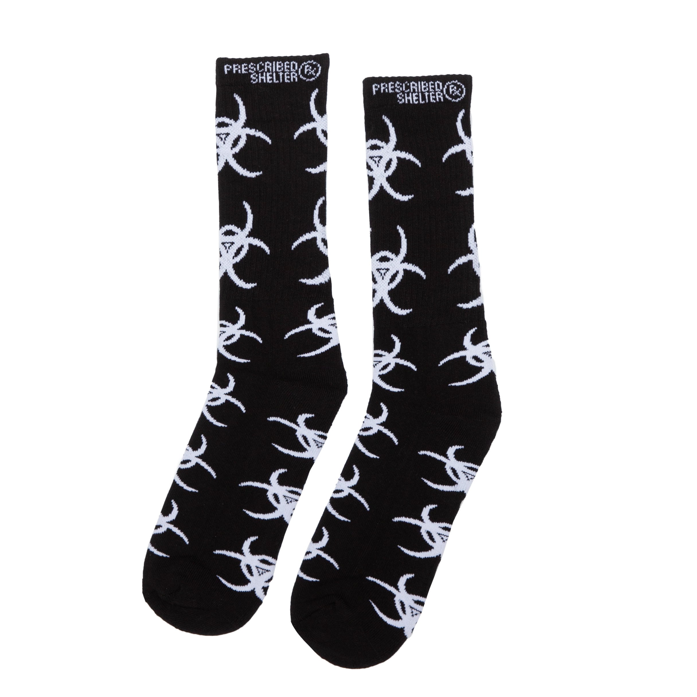Black Hazard Socks