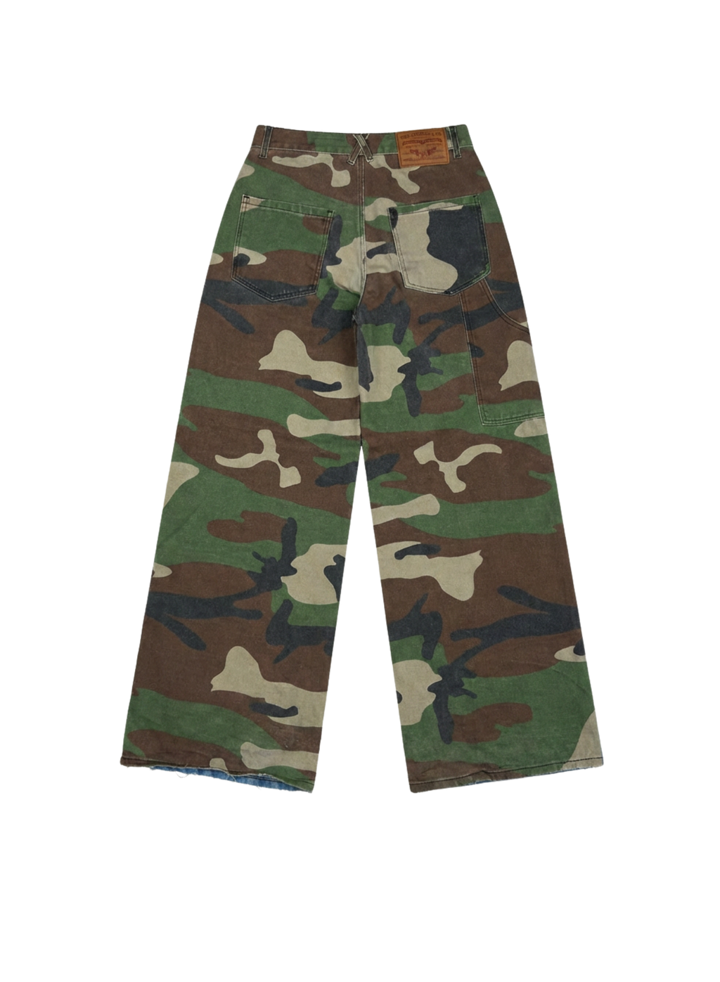 Double Dose Denim Woodland Camo Jeans