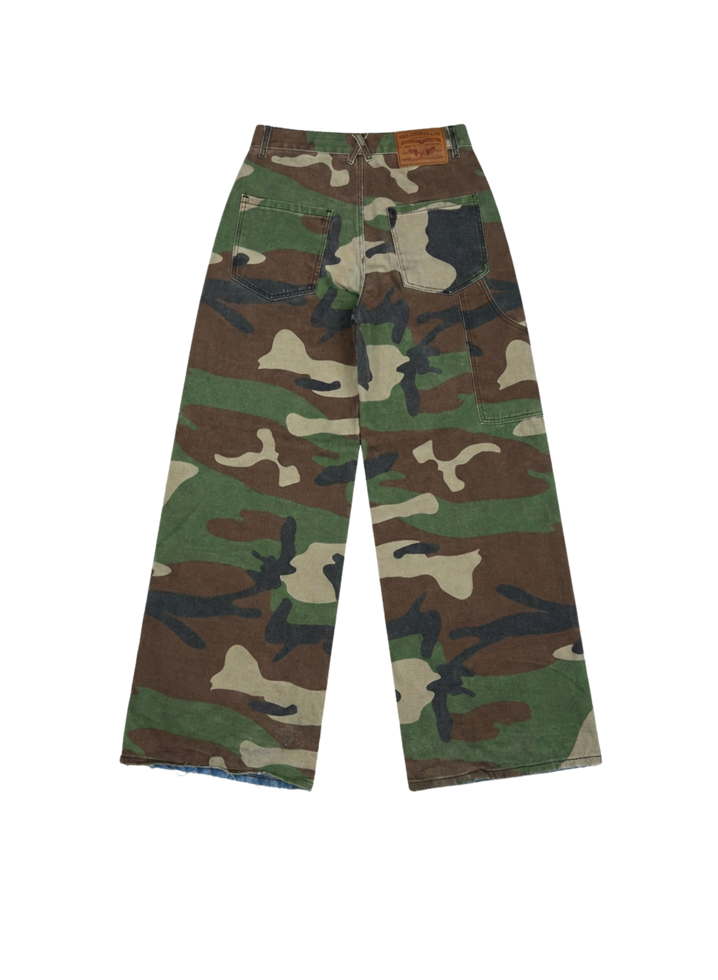 Double Dose Denim Woodland Camo Jeans