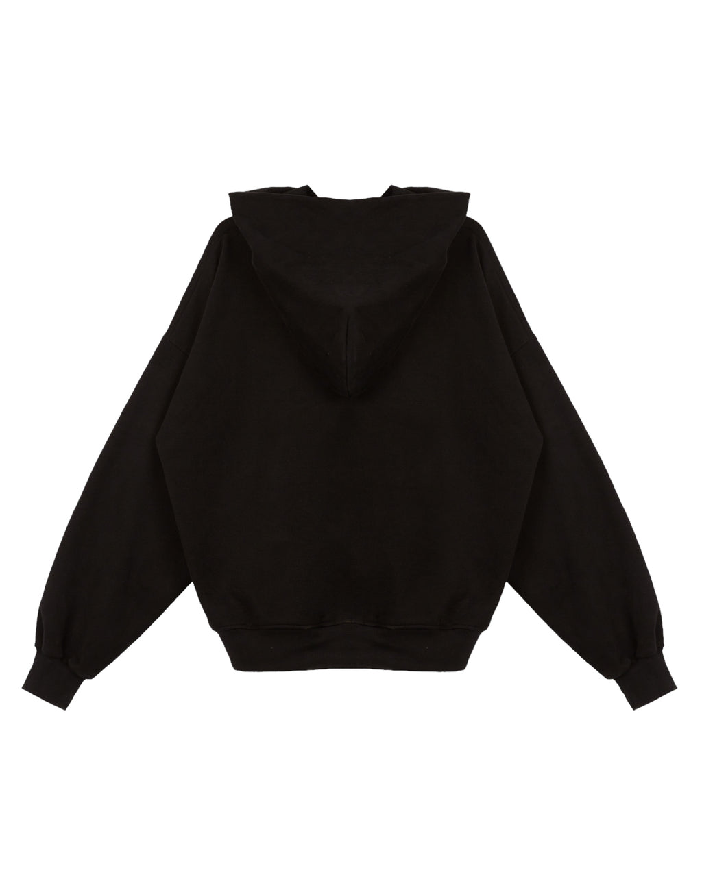 Black Script Label Hoodie