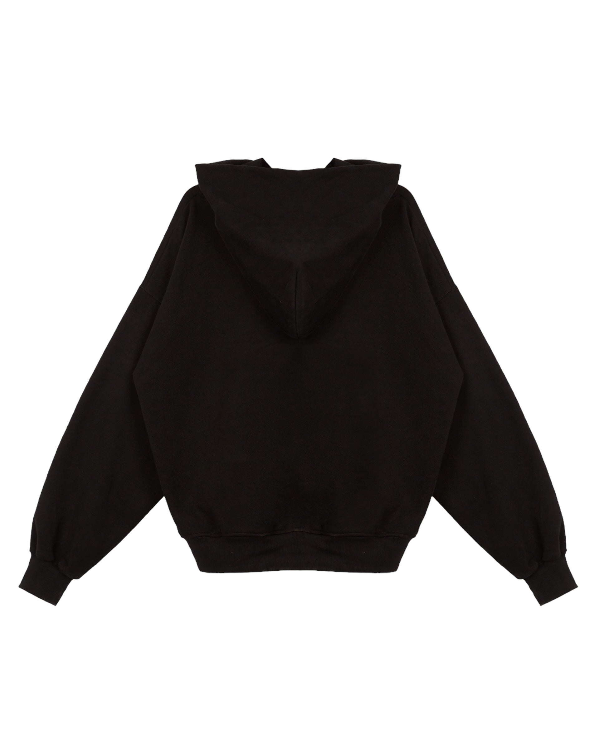 Black Script Label Hoodie