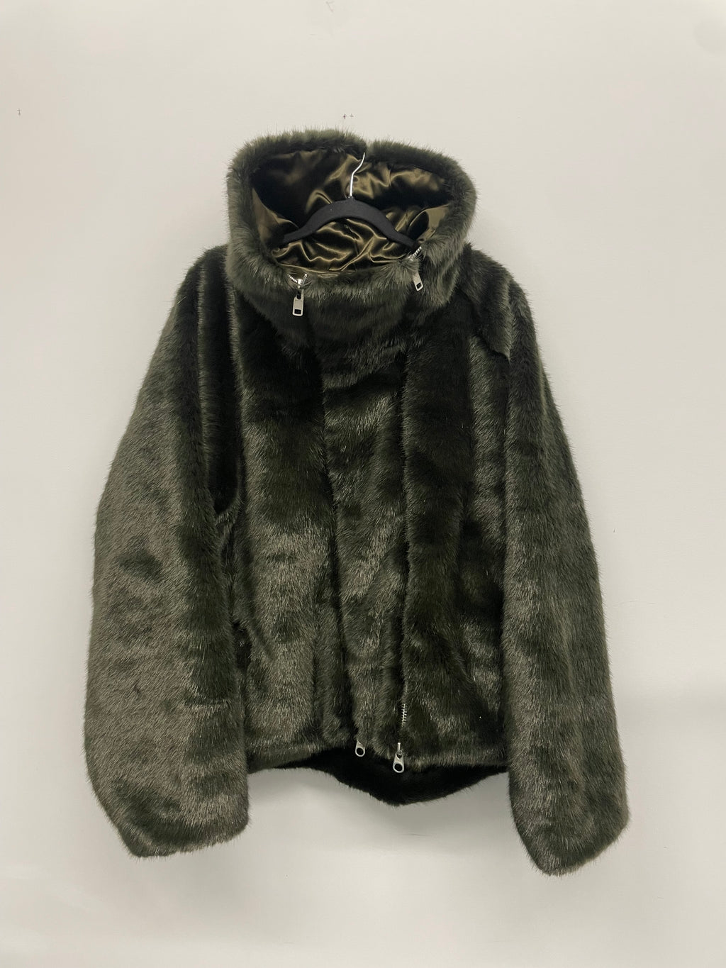 Double Zip Fur Coat