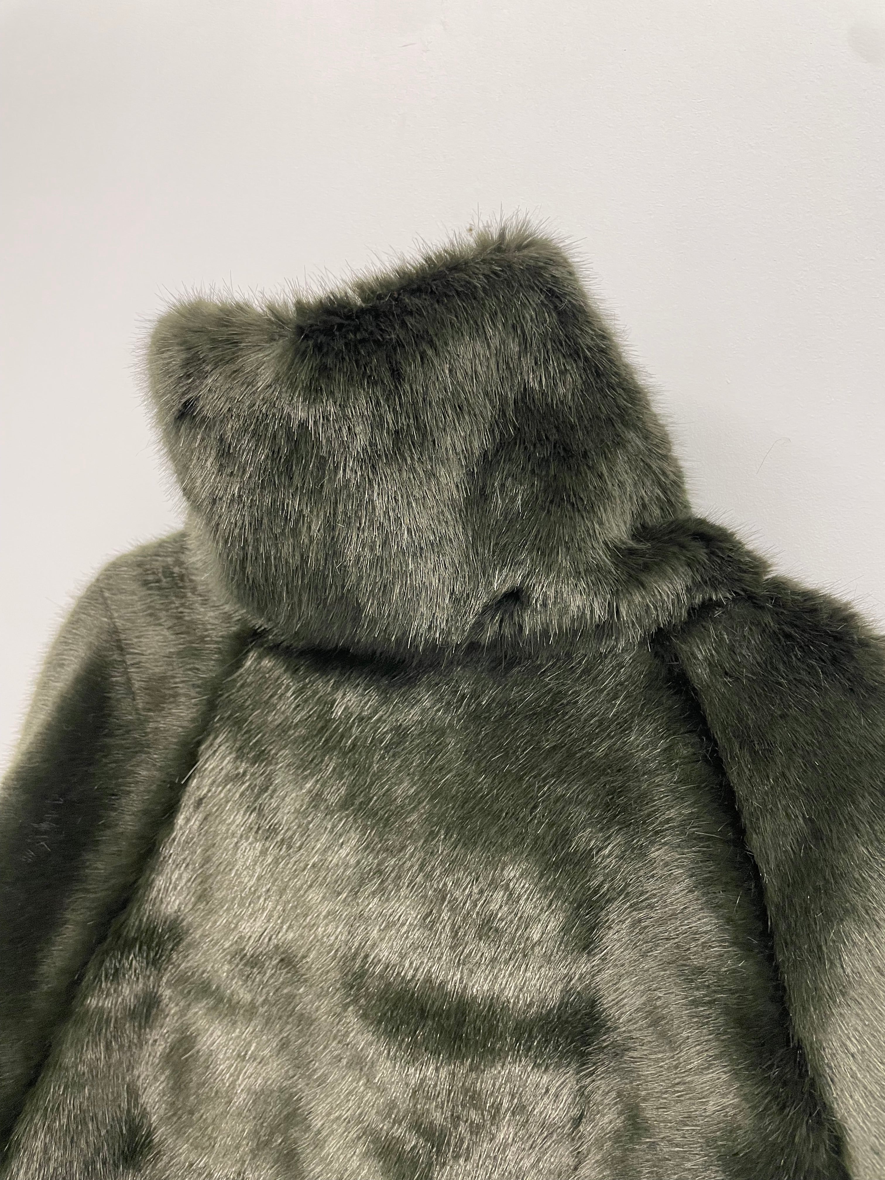 Double Zip Fur Coat