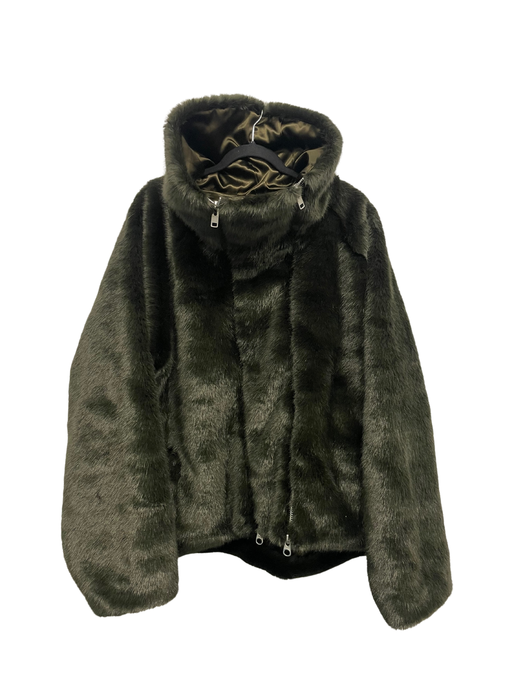 Double Zip Fur Coat