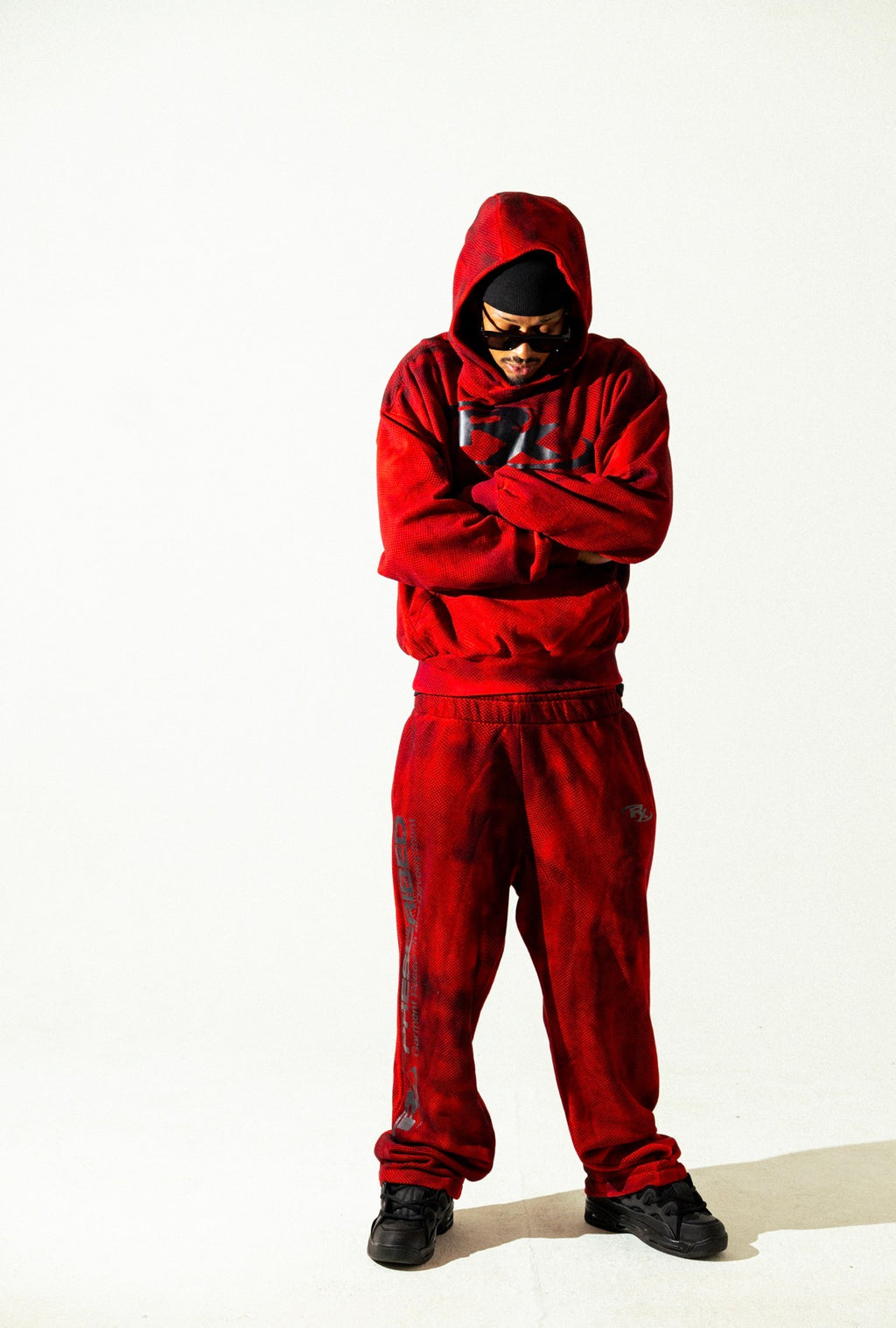 Red Sport Rx Sweatpants