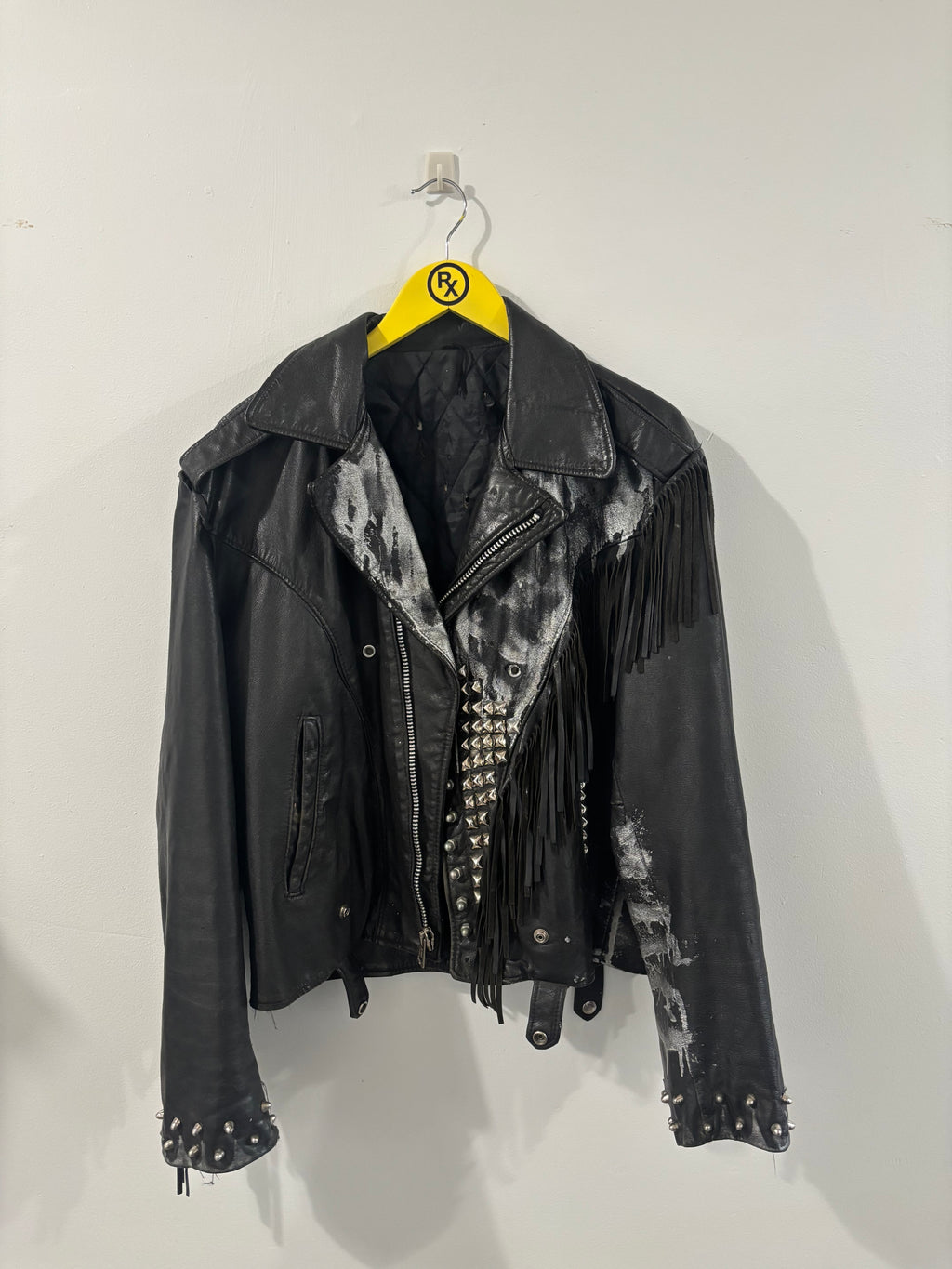 Vintage Studded Leather Jacket