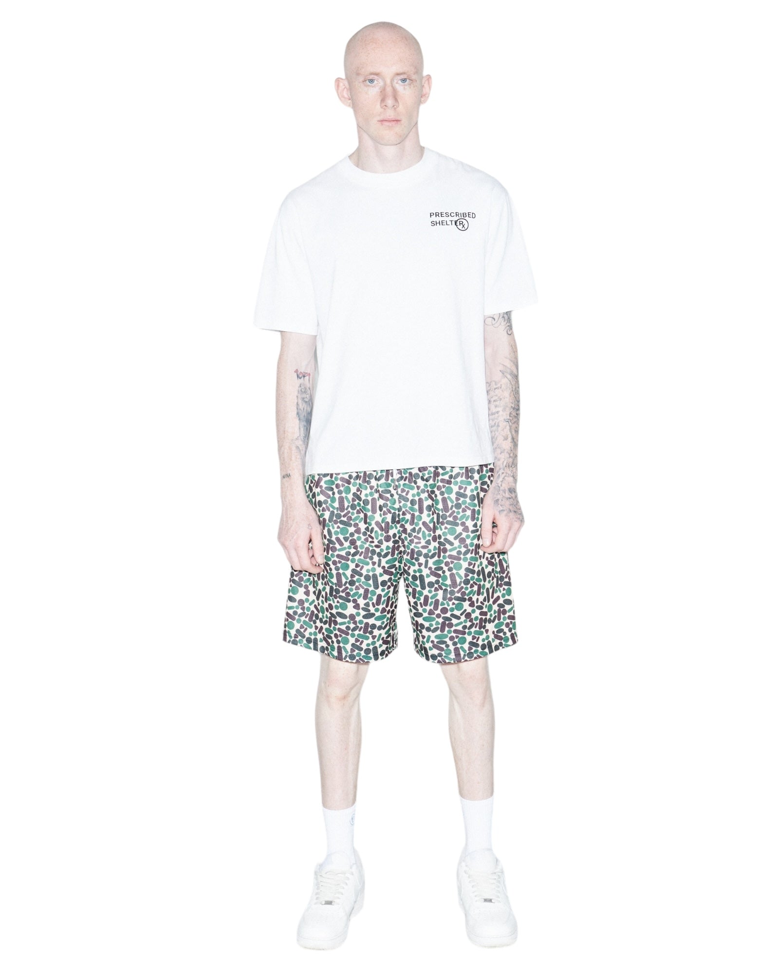 Pill Camo Mesh Shorts