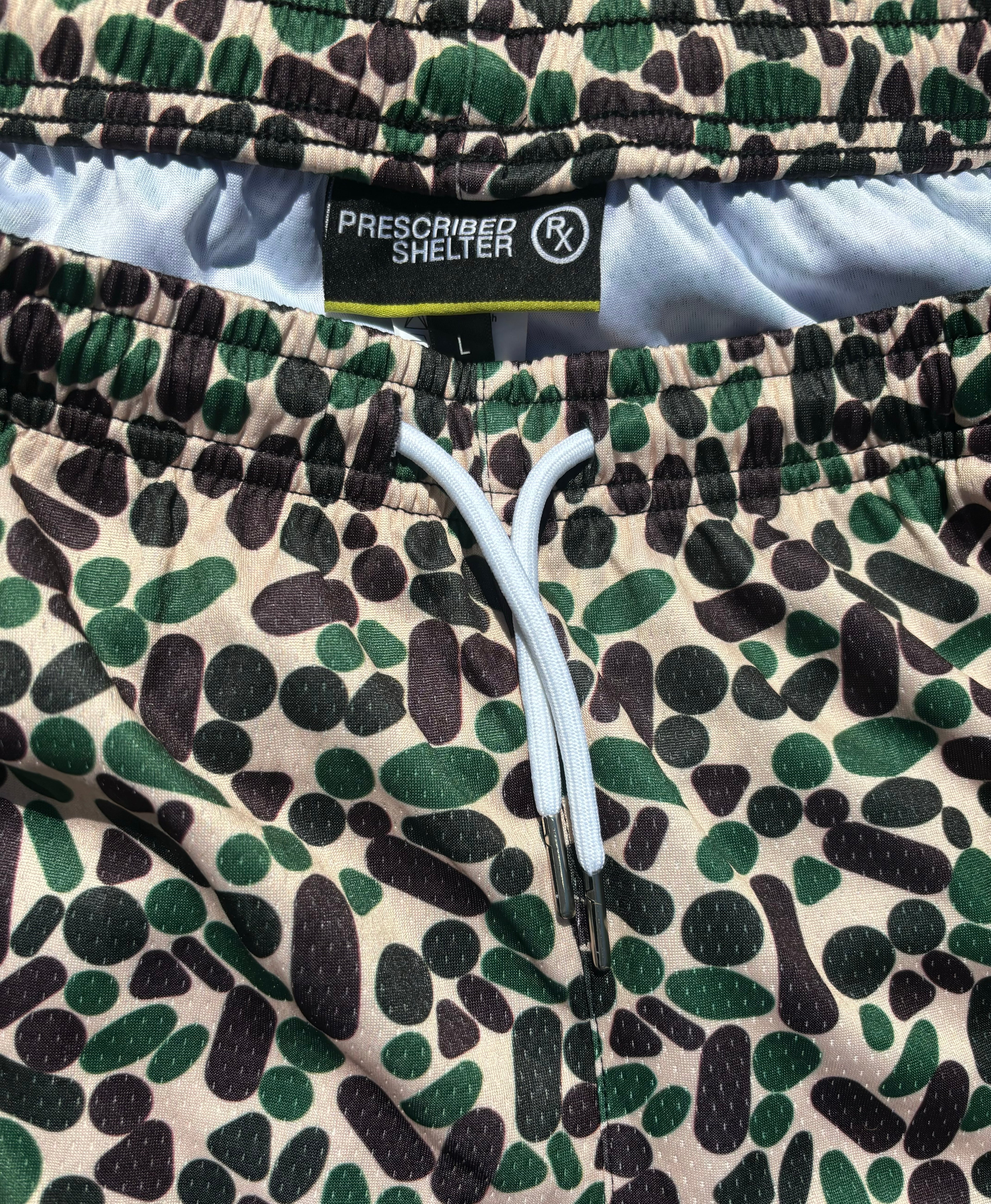Pill Camo Mesh Shorts