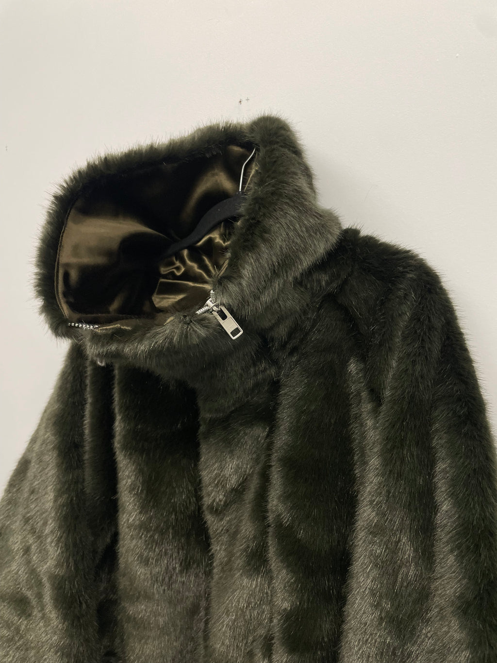 Double Zip Fur Coat