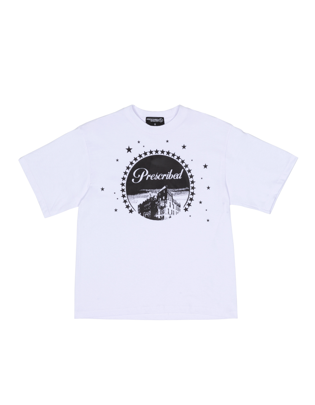 White Paramount Flip Tee