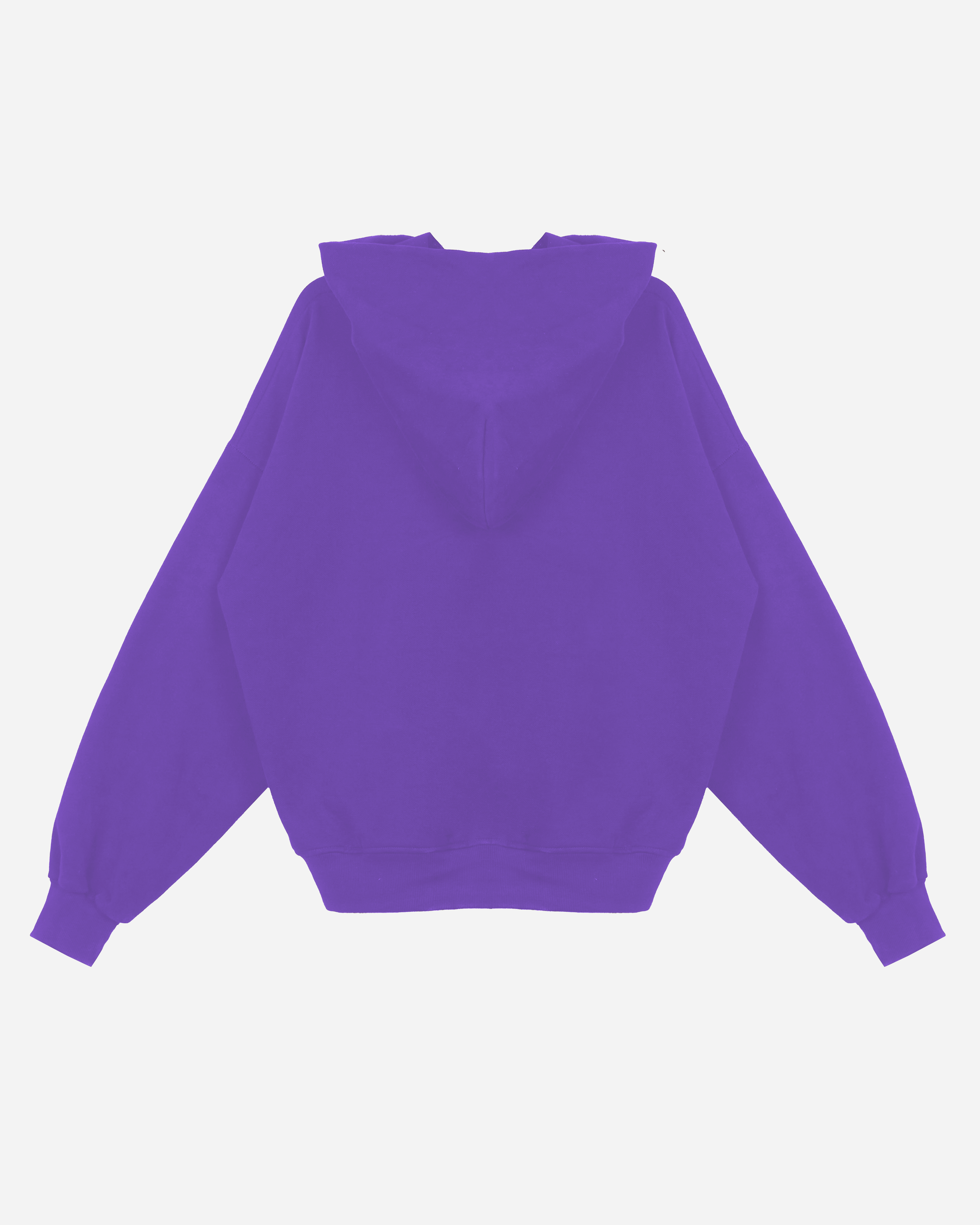 Purple Script Label Hoodie