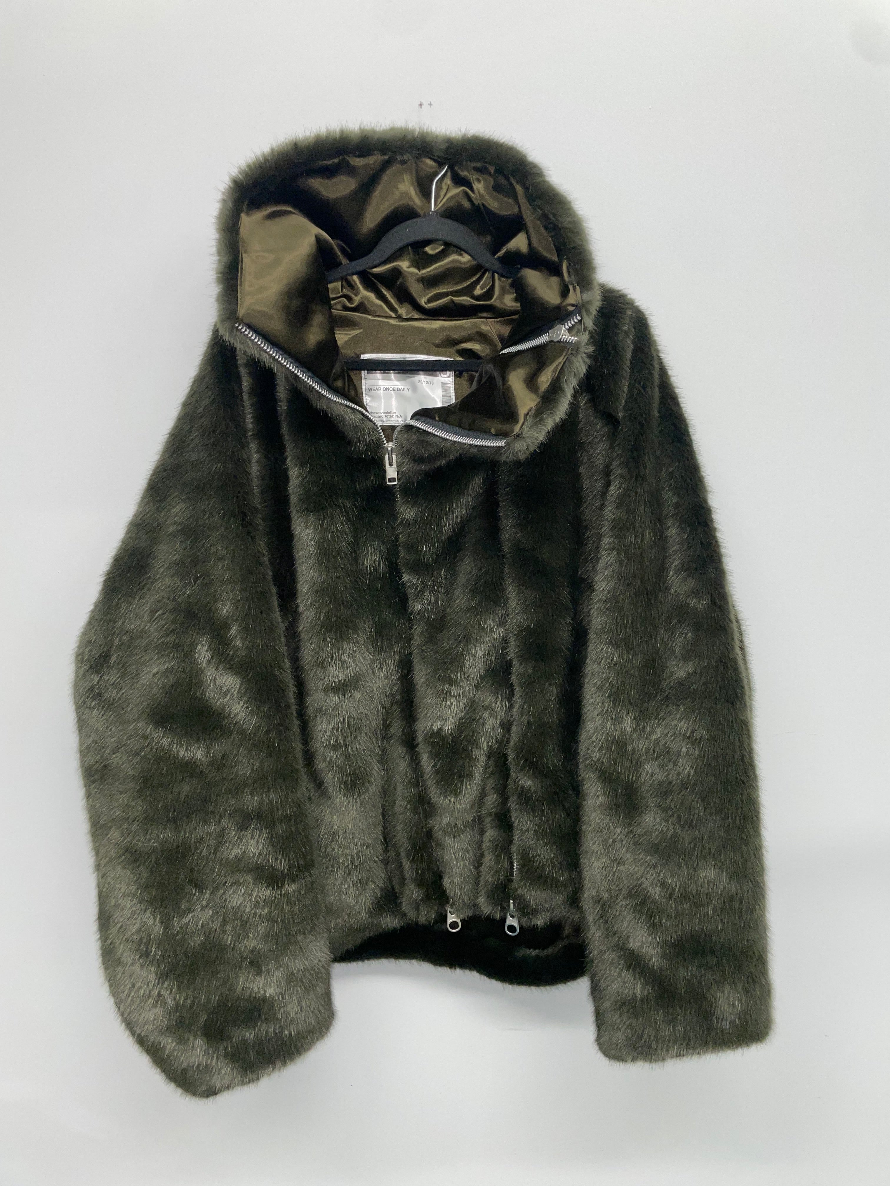 Double Zip Fur Coat