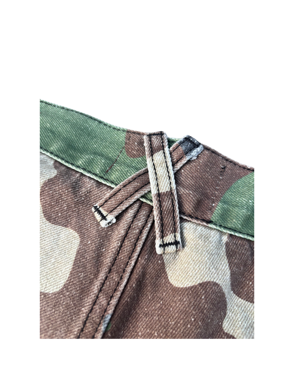 Double Dose Denim Woodland Camo Jeans