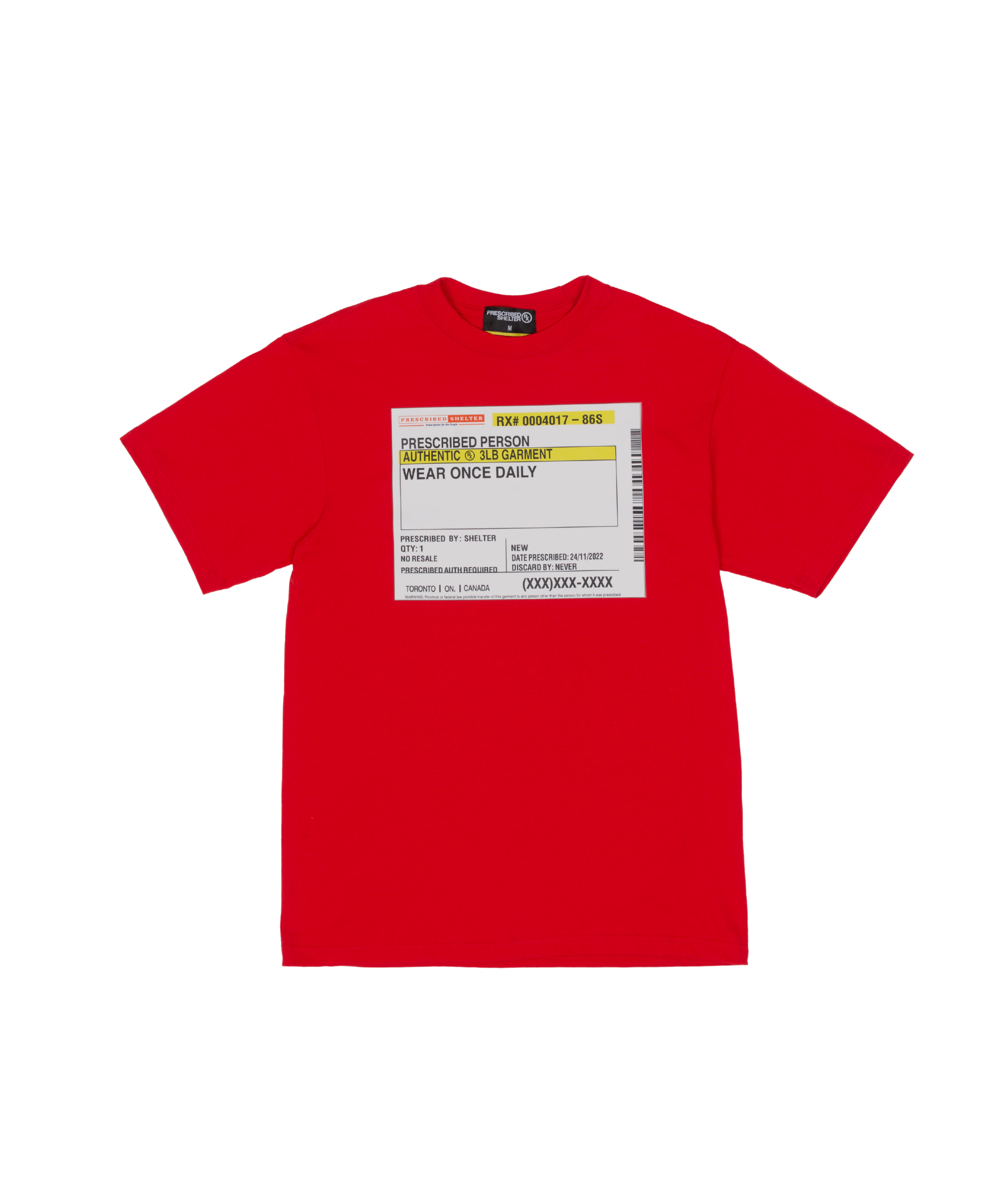 Red Script Label Tee