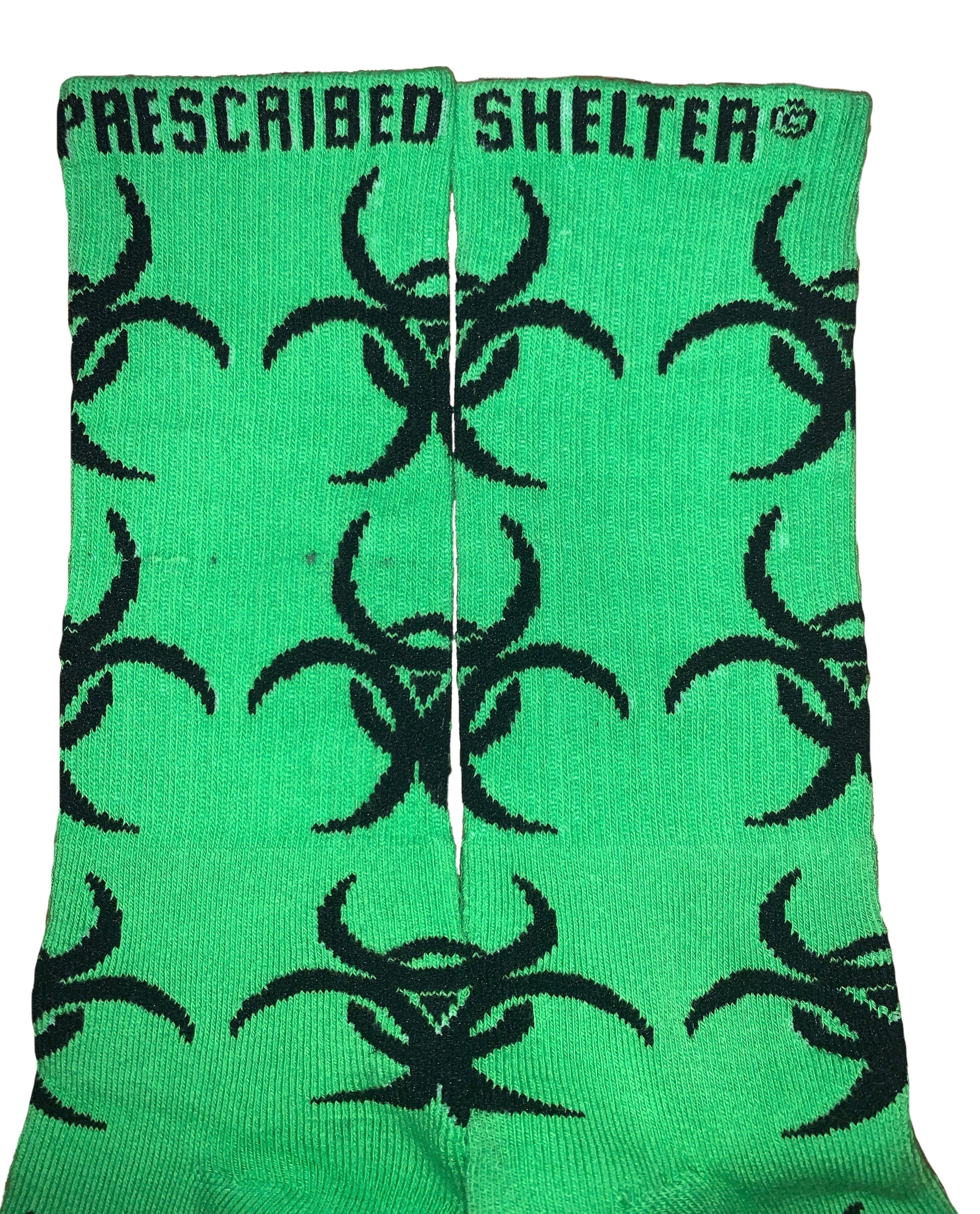 Green Hazard Socks